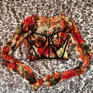 LONG SLEEVE CROP TOP ❤️‍🔥